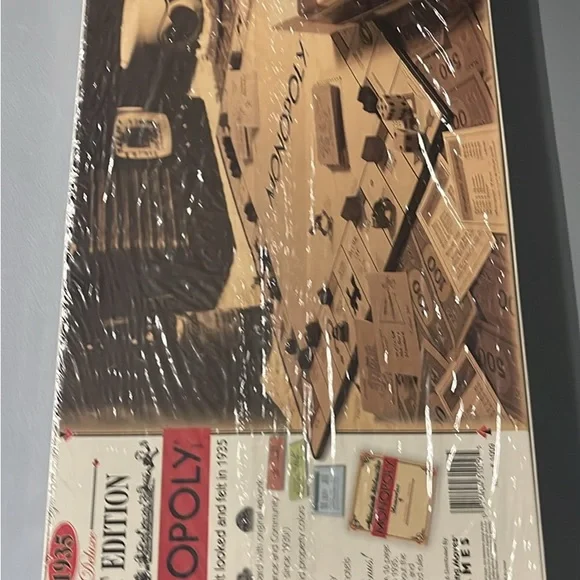 Monopoly Game Reproduction Based On 1935 Deluxe First Edition-NEW-Factory Sealed